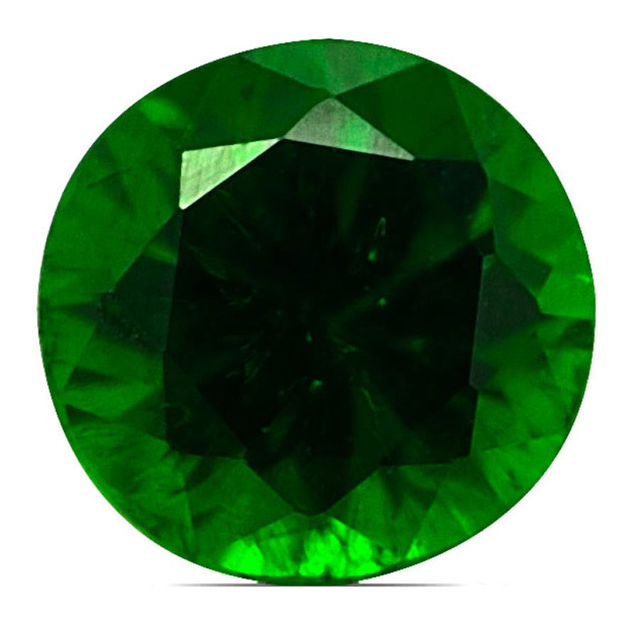 Natural Russian Demantoid Garnet with 'horse tail' inclusions 0.67 carats / GIA Report
