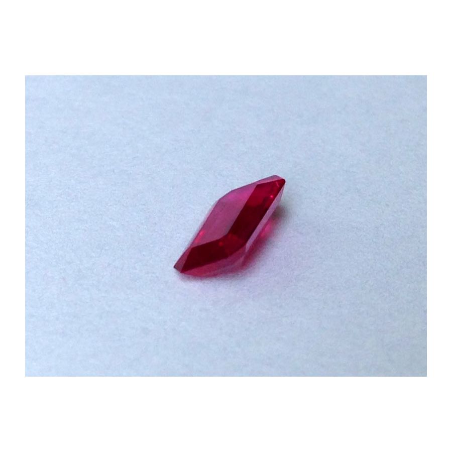 Natural Heated Burma Ruby red color octagonal shape 0.78 carats with GIA Report