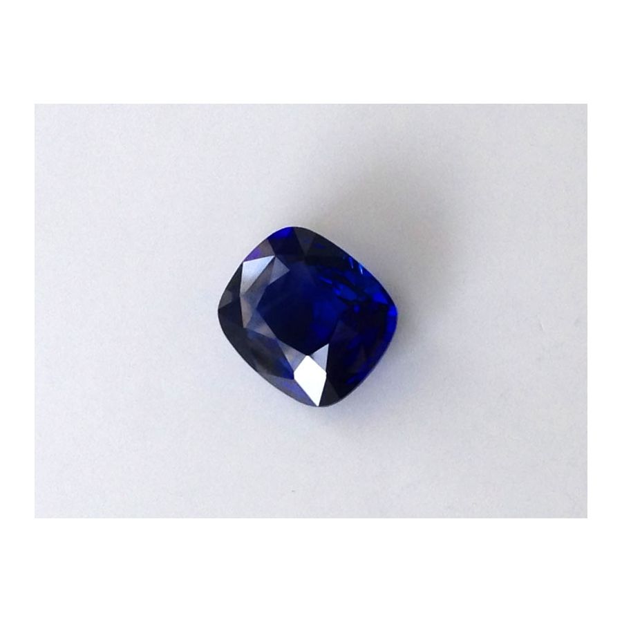 Natural Heated Sri Lankan Blue Sapphire royal blue color cushion shape 12.61 carats with GRS Report
