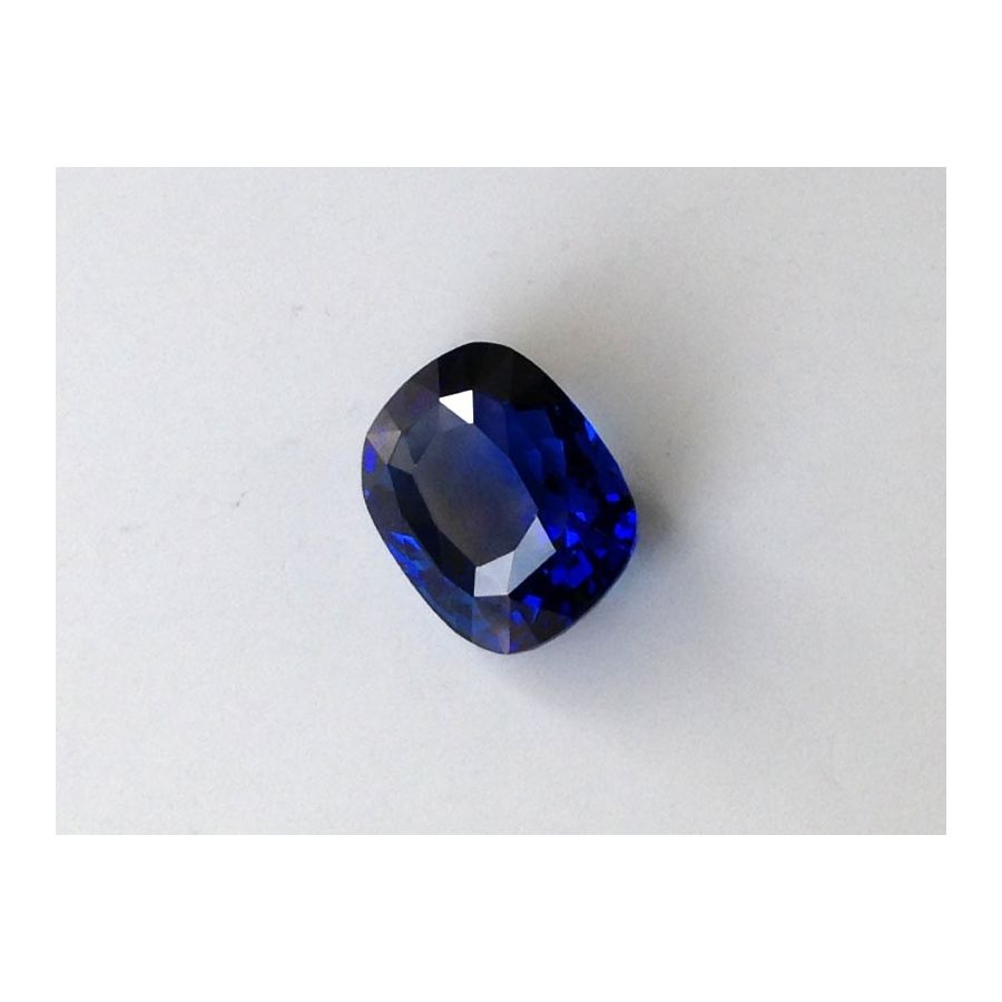 Natural Heated Sri Lankan Blue Sapphire royal blue color cushion shape 13.12 carats with GRS Report
