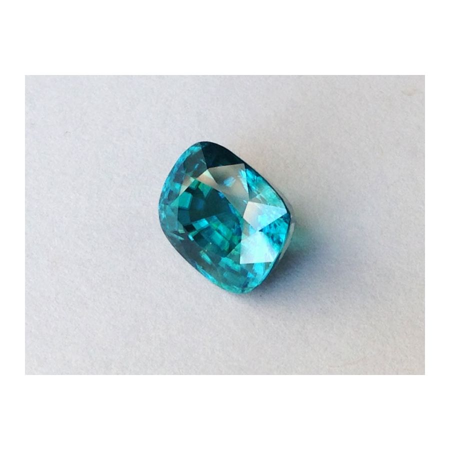 Natural Zircon blue color cushion shape 13.58 carats