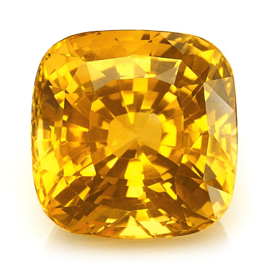 Natural Heated Yellow Sapphire 17.48 carats 
