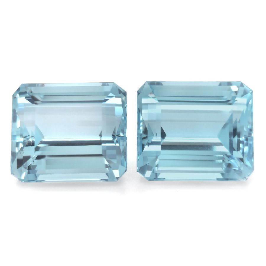 Natural Aquamarine Matching Pair 18.87 carats 