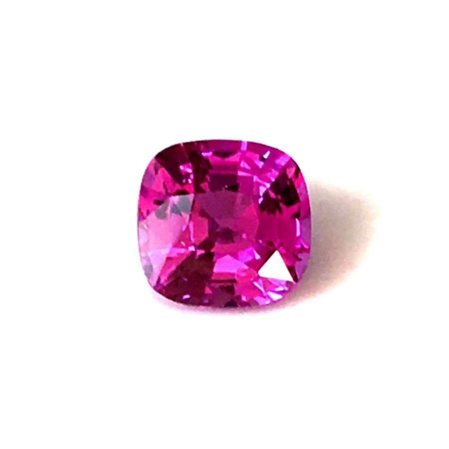 Natural Fine Pink Sapphire purple-pink color cushion shape 1.33 carats with GIA Report 