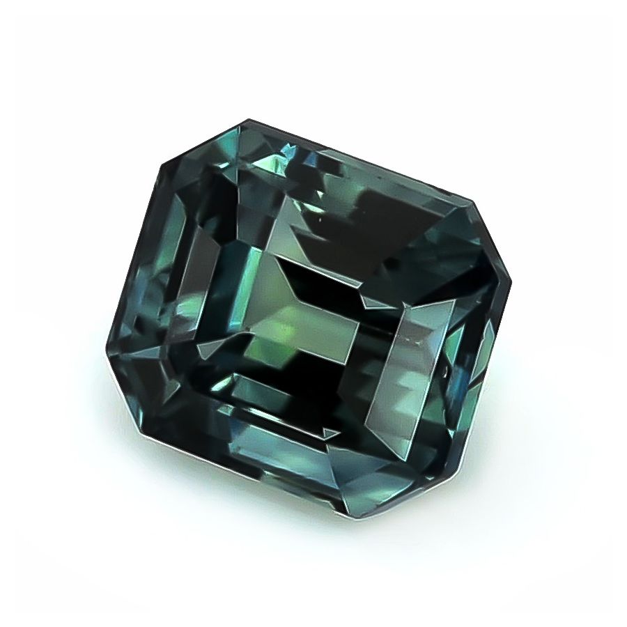 Natural Teal Green-Blue Sapphire 1.53 carats 
