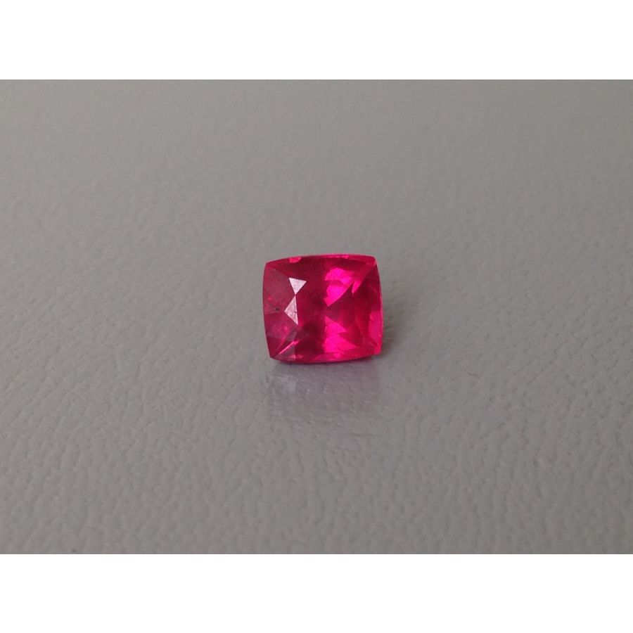 Natural Heated Ruby red color cushion shape 1.60 carats with GRS Report -sold
