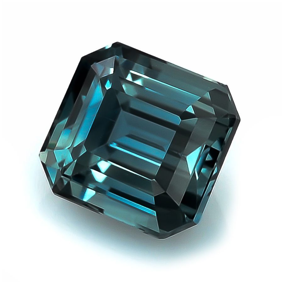 Natural Teal Green-Blue Sapphire 1.62 carats 