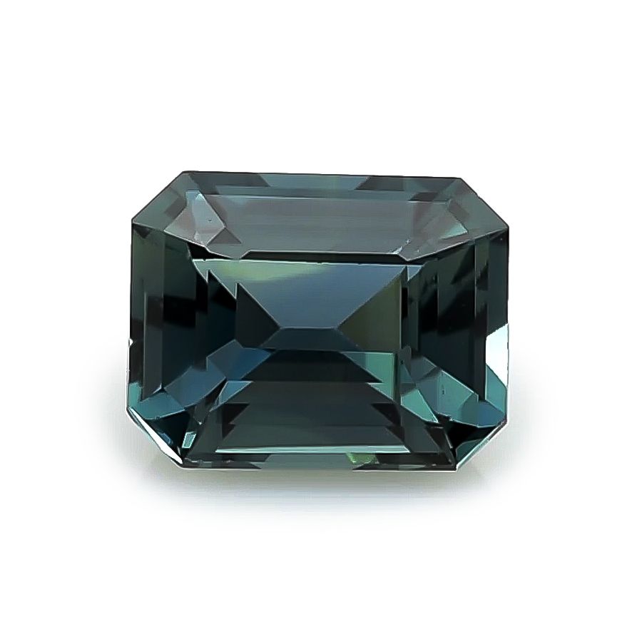 Natural Teal Green-Blue Sapphire 1.67 carats 