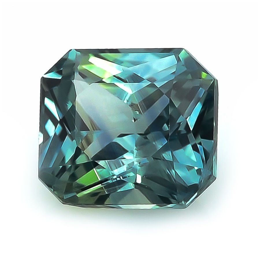 Natural Teal Green-Blue Sapphire 1.71 carats 
