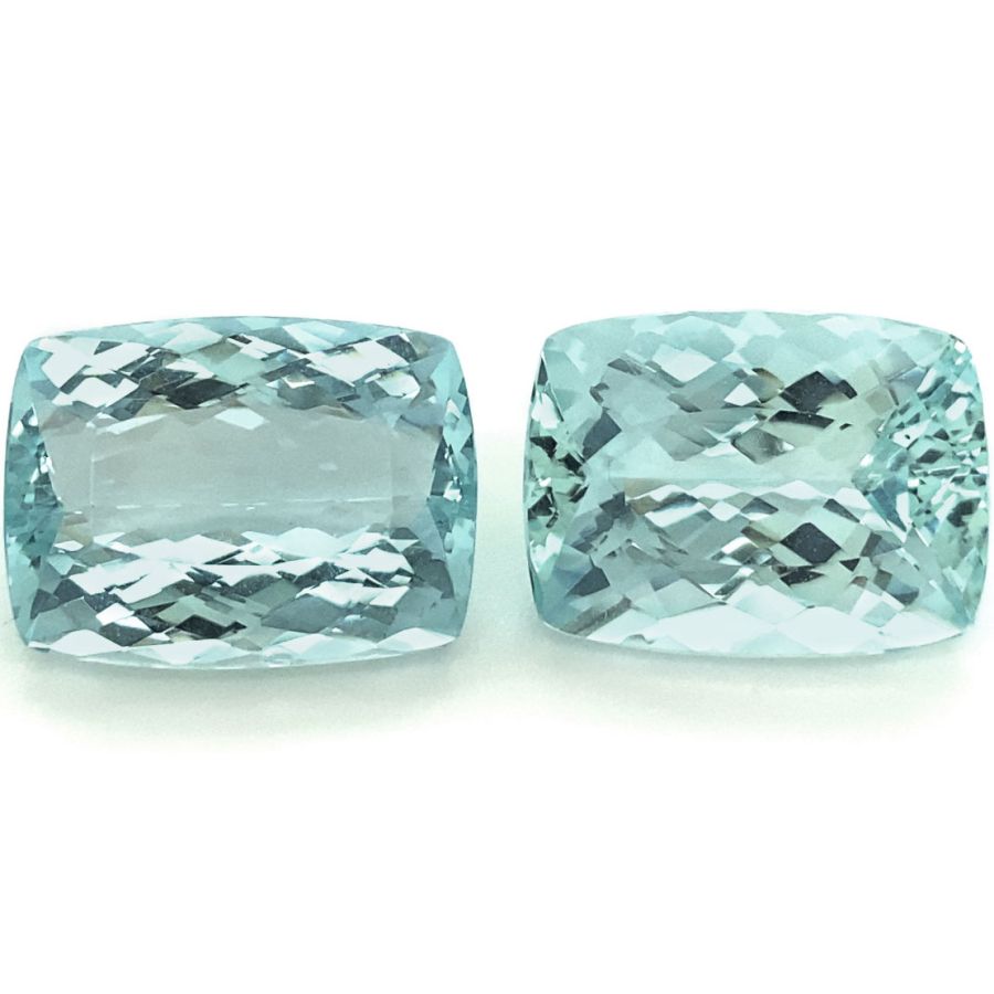 Natural Aquamarine Matching Pair 22.39 carats 