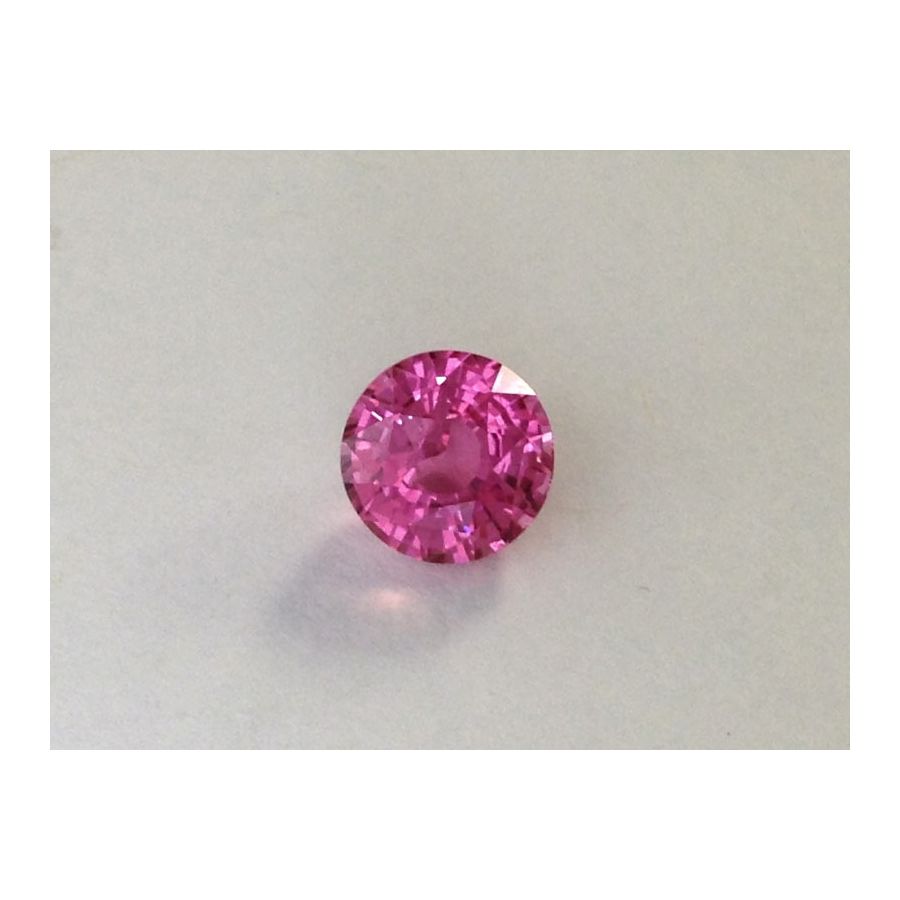 Natural Unheated Pink Sapphire purple-pink color round shape 2.01 carats with GIA Report