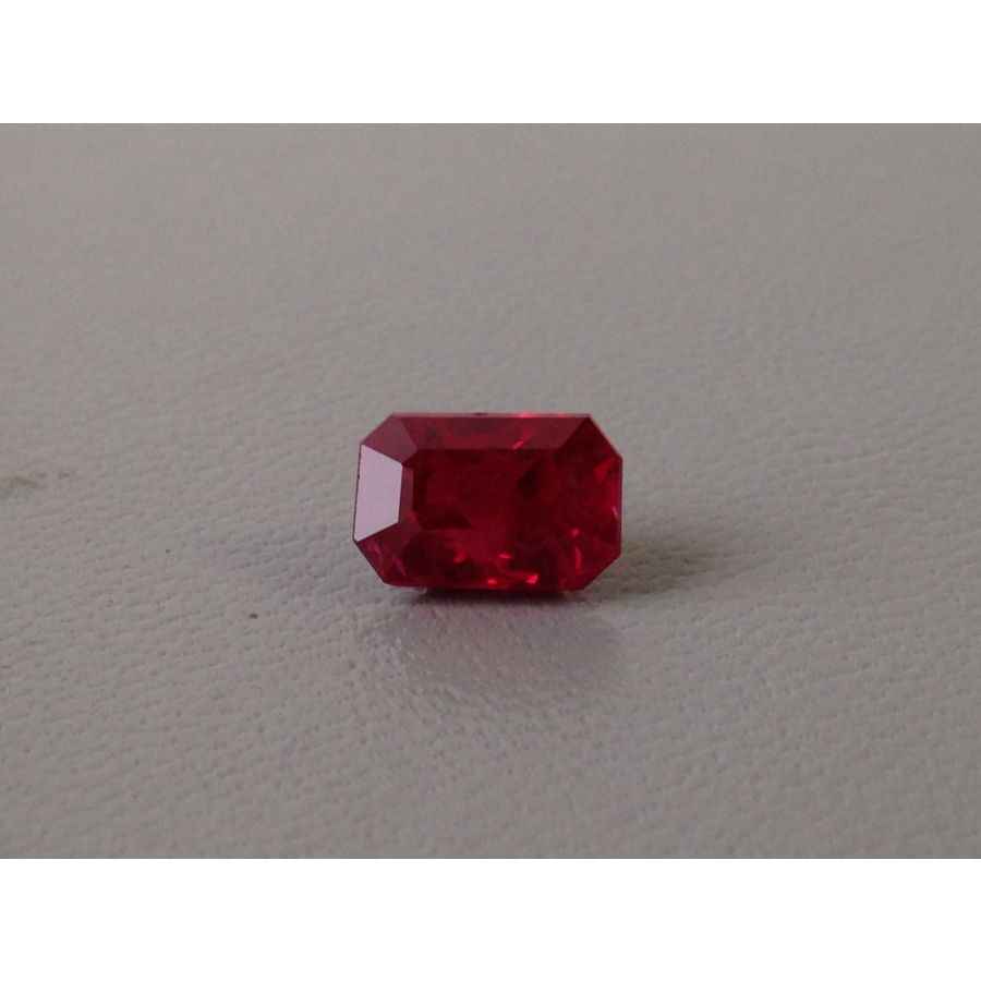 Natural Heated Burma Ruby pigeon's blood color octagonal shape 2.02 carats with GRS Report  - sold
