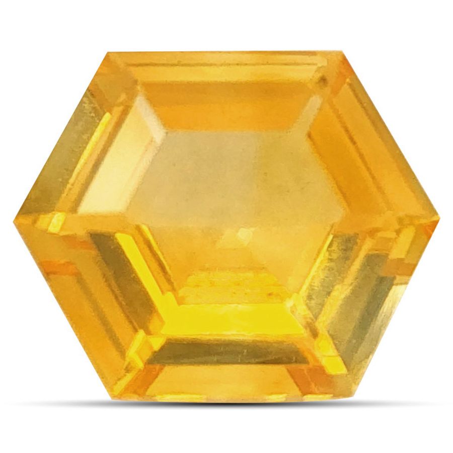 Natural Hexagonal Yellow Sapphire 2.15 carats