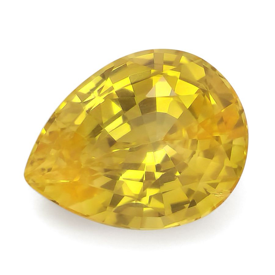 Natural Yellow Sapphire 2.17 carats with GIA Report
