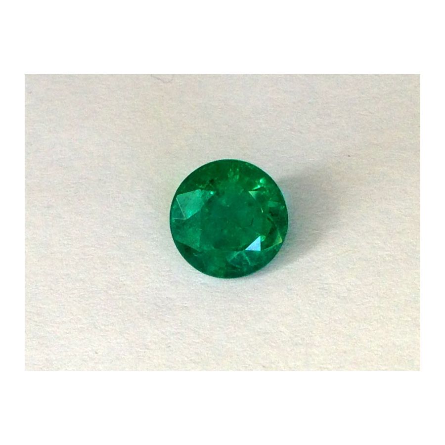 Natural Brazilian Emerald green color round shape 2.20 carats with GIA Report