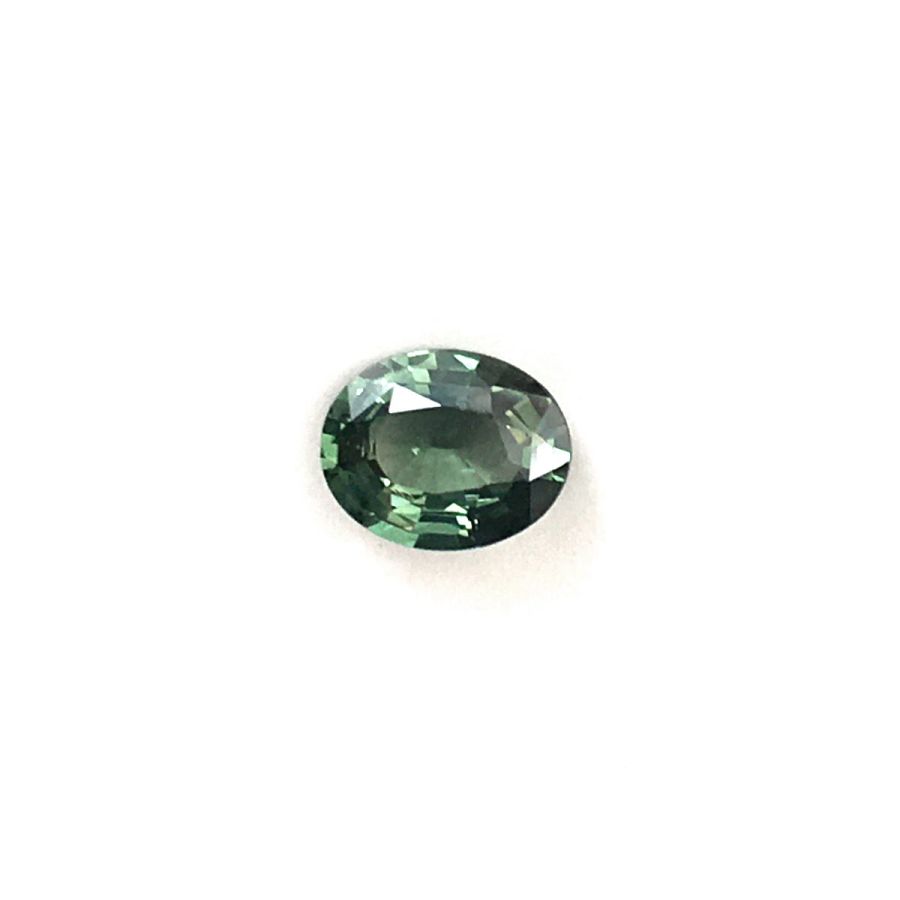 Natural Unheated Teal Bluish Green Sapphire oval shape 2.22 carats with GIA Report