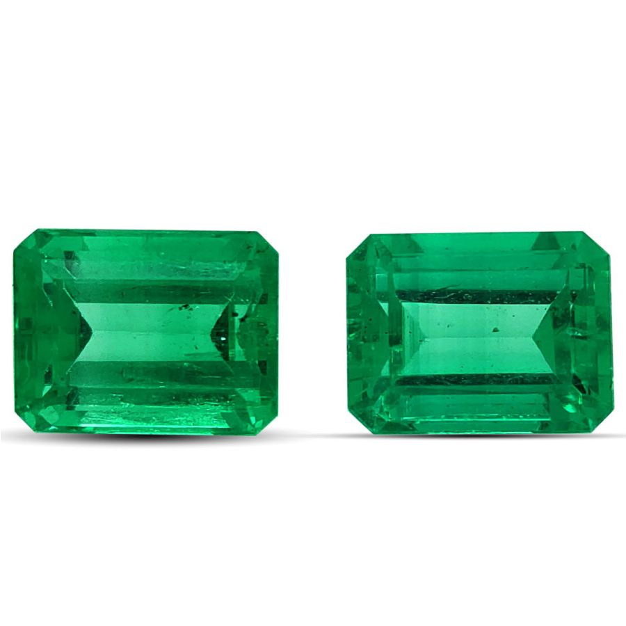 Natural Colombian Emerald Matching Pair 2.63 carats