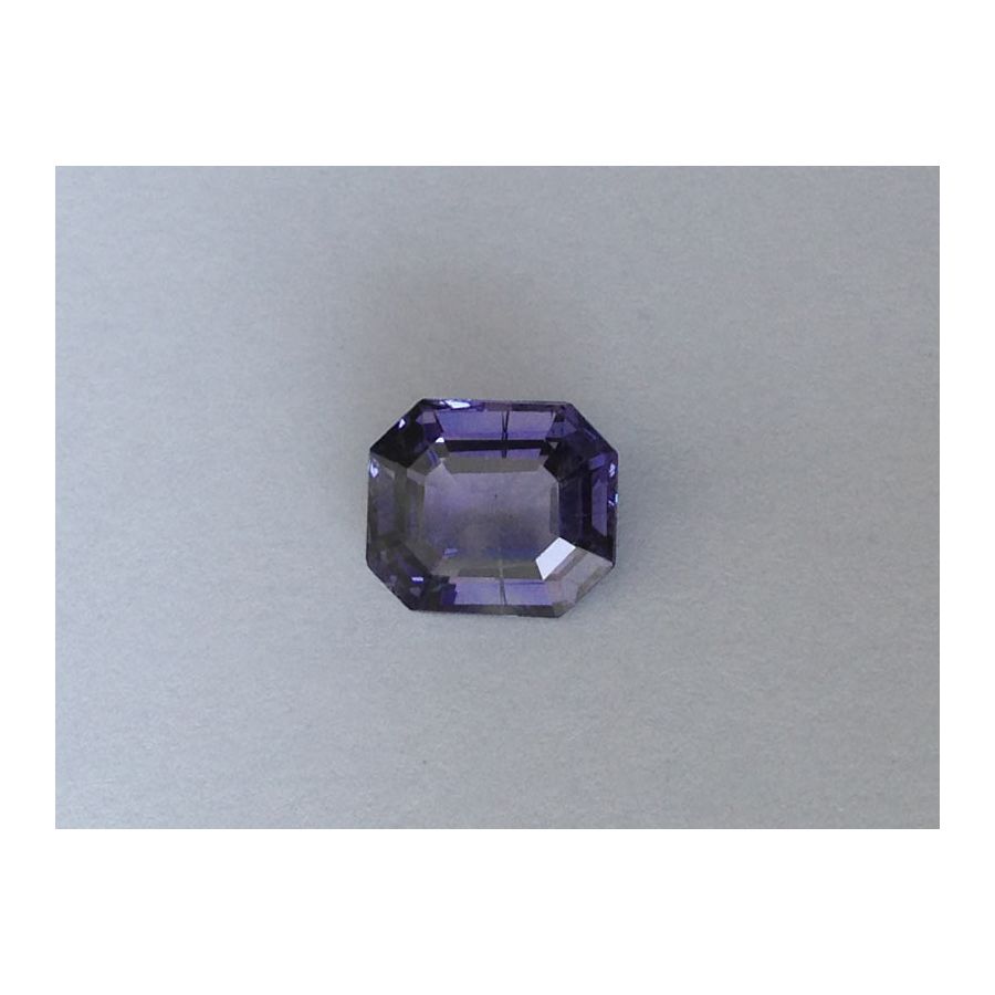 Natural Heated Purple Sapphire purple color emerald cut shape 2.99 carats 