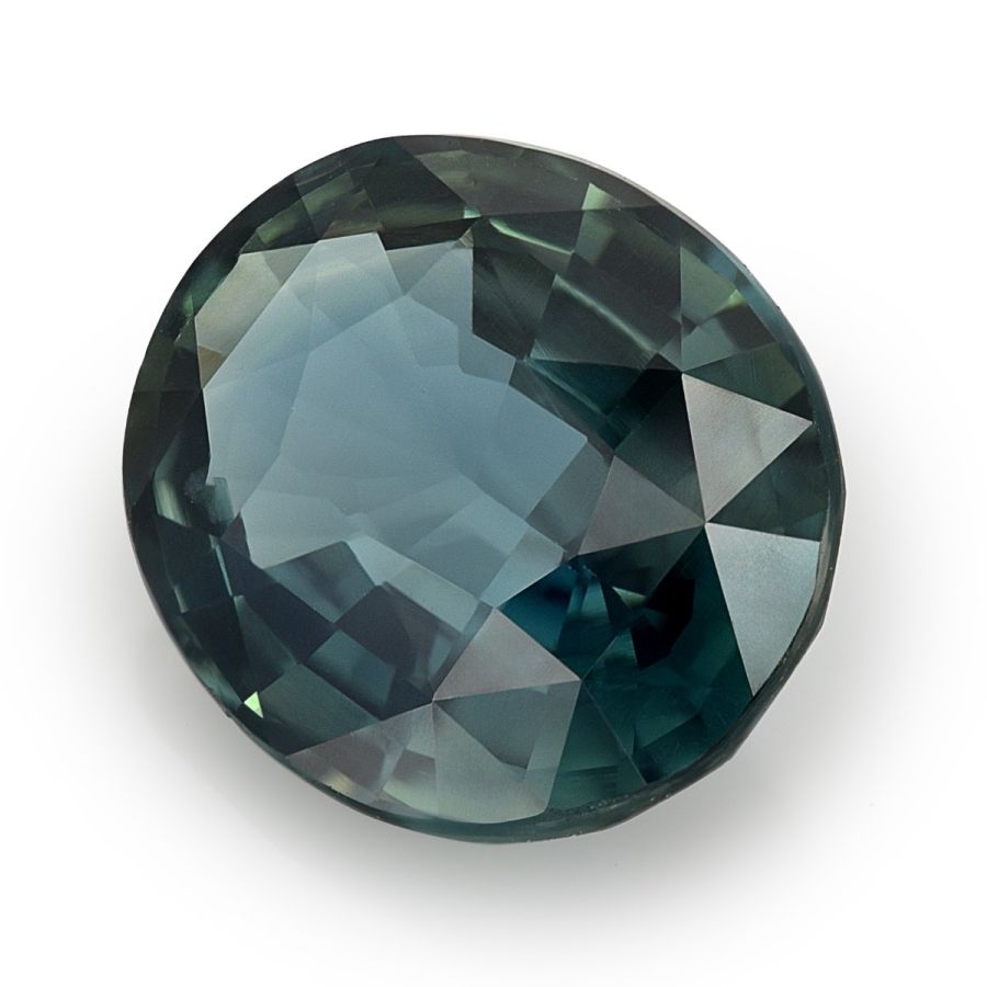 Natural Unheated  Blue Green Sapphire 3.04 carats with GIA Report