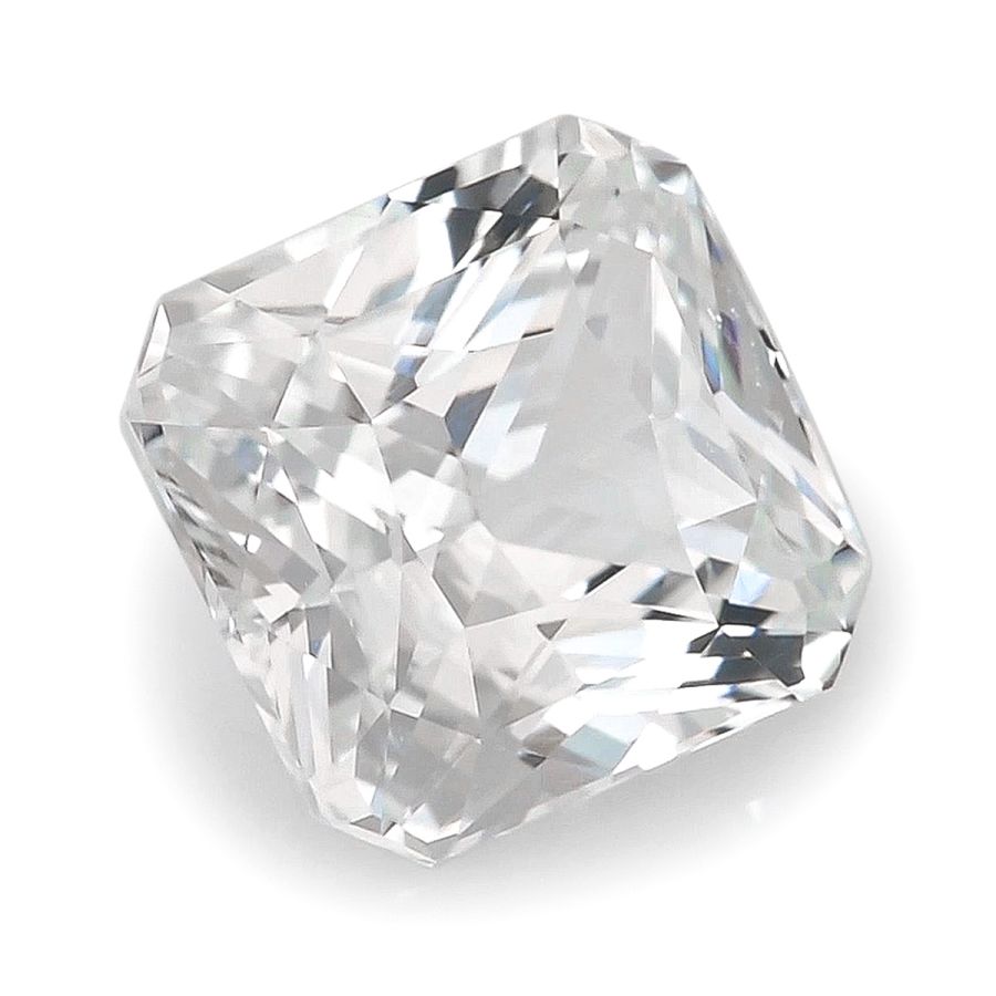 Natural Unheated White Sapphire 3.08 carats with GIA Report