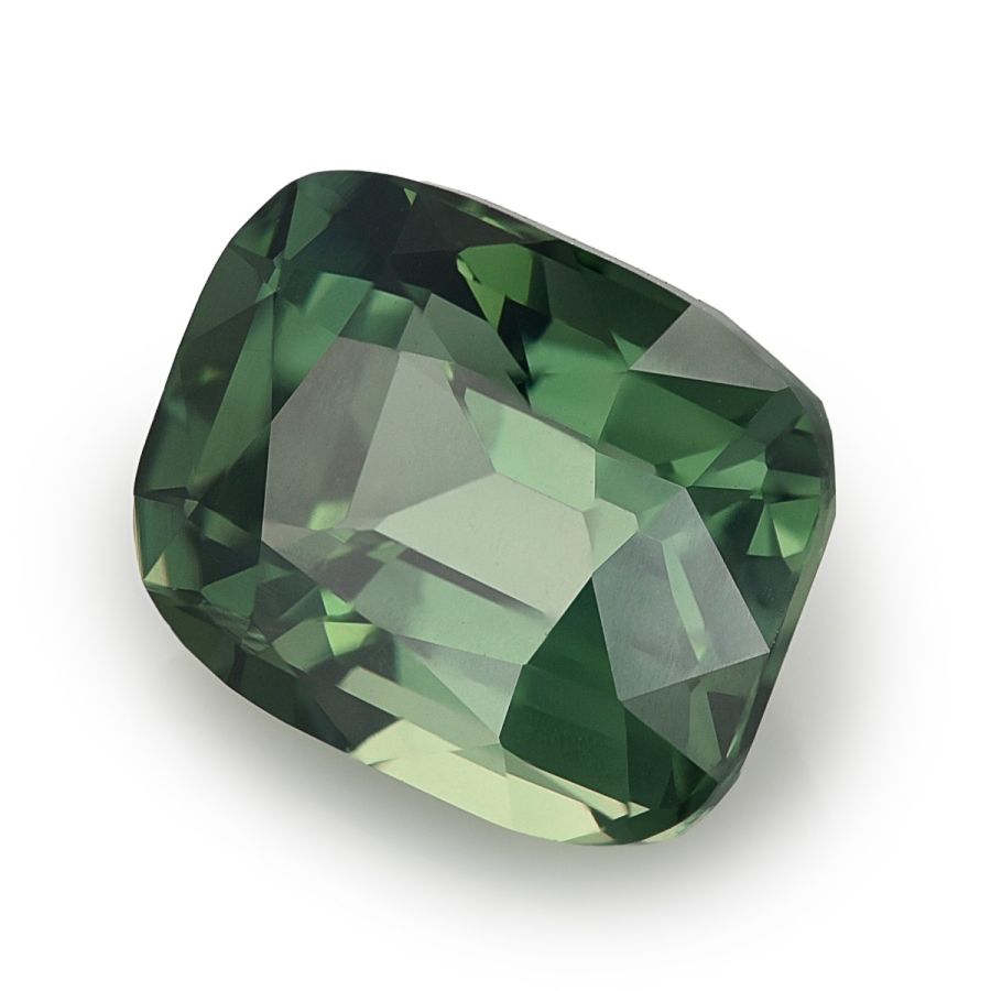 Natural Unheated Green Sapphire 3.10 carats with GIA Report 