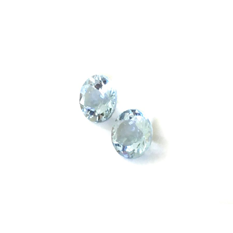 Natural Aquamarine Matching Pair 3.12 carats 