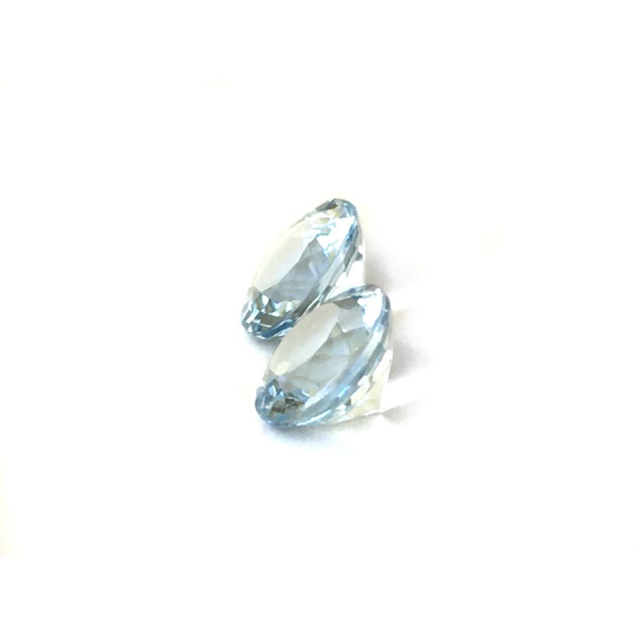 Natural Aquamarine Matching Pair 3.12 carats 