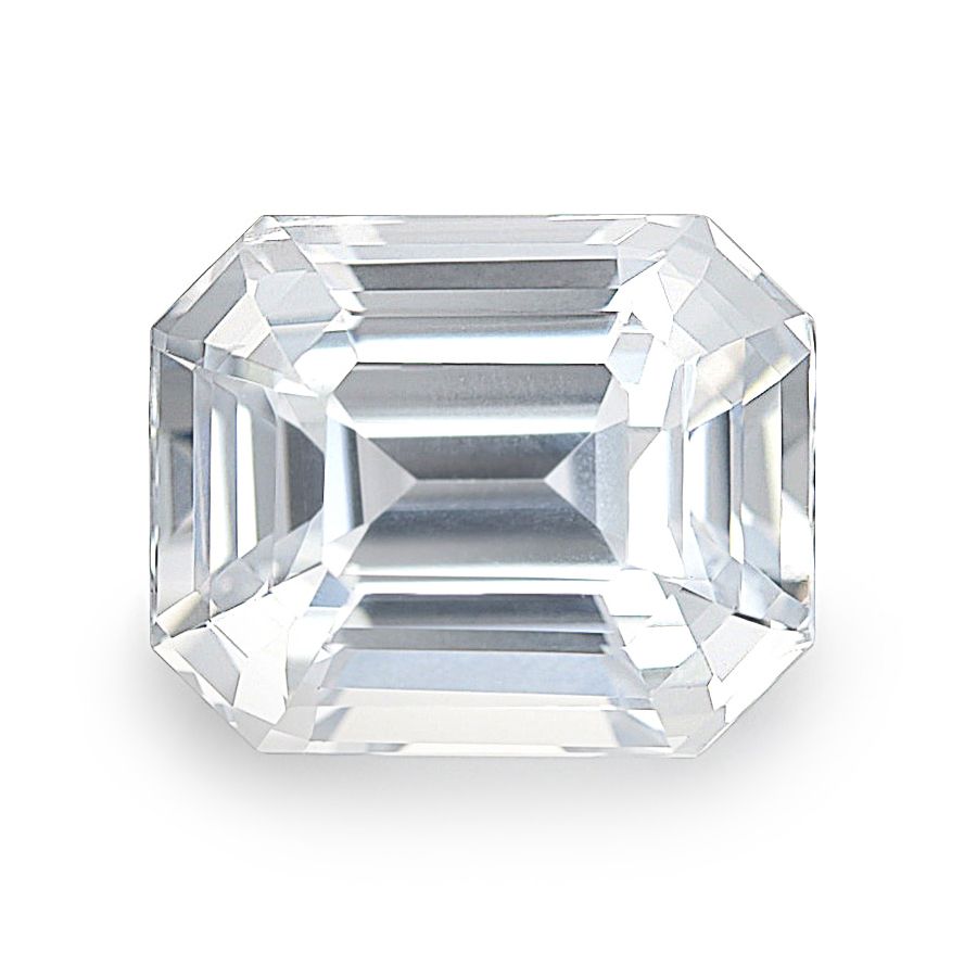Natural Unheated White Sapphire 3.54 carats with GIA Report 