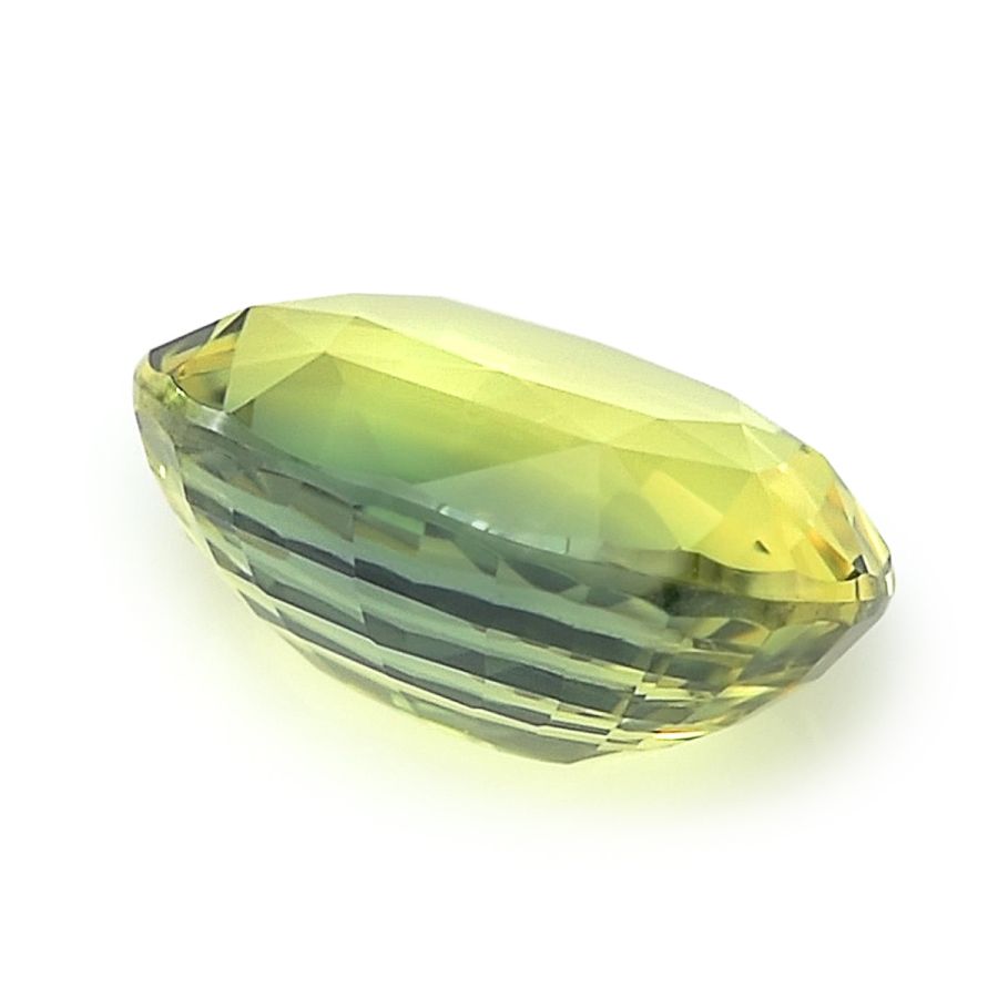 Natural Unheated Yellowish Blue Sapphire 3.99 carats with GIA Report