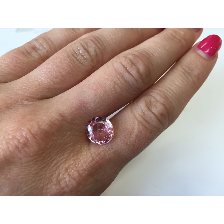 Padparadscha Sapphire 4.12cts Unheated GIA Certified - sold