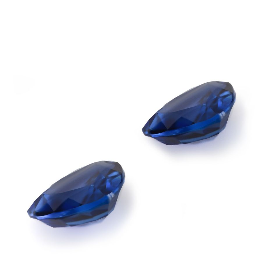 Natural Blue Sapphire Pair 4.17 carats with GIA Reports