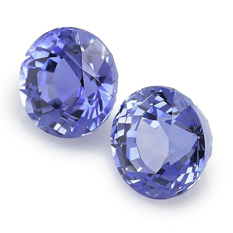 Natural Heated Blue Sapphire Matching Pair 4.82 carats with GIA Report