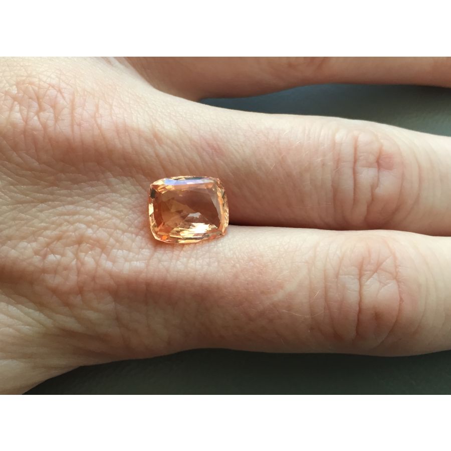 Padparadscha Sapphire 5.02cts GRS Certified
