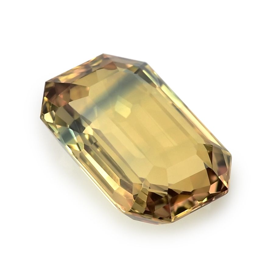 Natural Unheated Orangy Yellow Blue Sapphire 5.99 carats with GIA Report