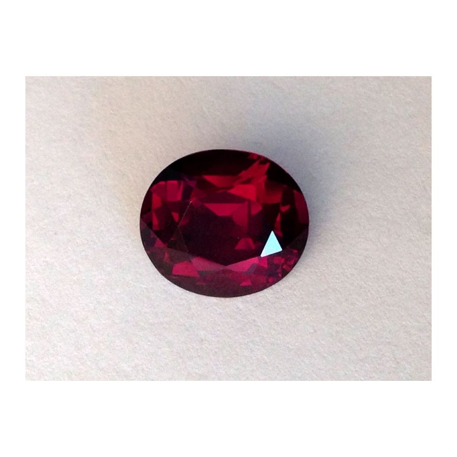 Natural Red Spinel red color oval shape 6.53 carats with GIA Report