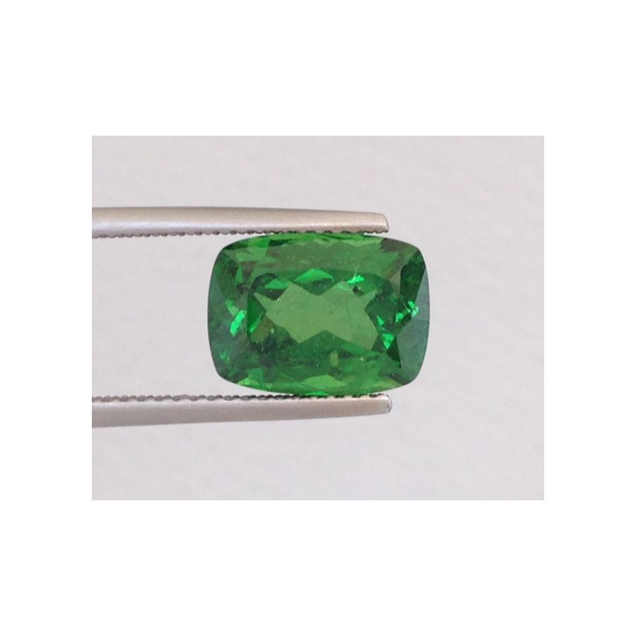 Natural Tsavorite  green color cushion shape 4.83 carats