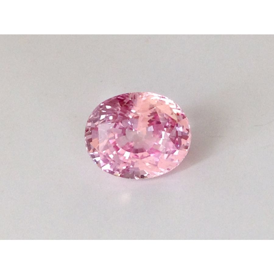Gem Quality Sri Lankan Natural Heated Padparadscha Sapphire 7.84 carats pink-orange color oval shape with AGL Report / Video