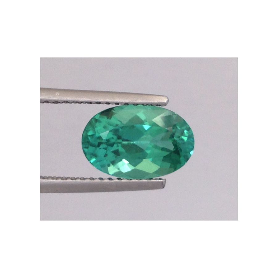 Natural Neon Blue Green Tourmaline oval shape 2.50 carats