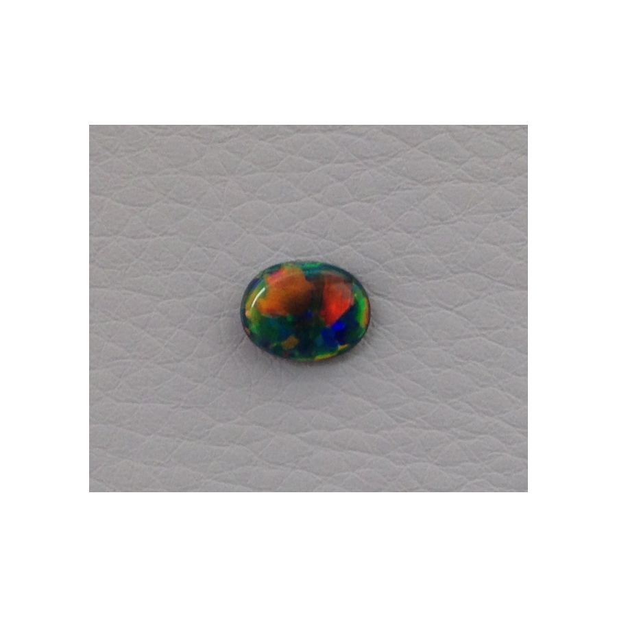 Black Boulder Opal multi color oval shape 1.08 carats