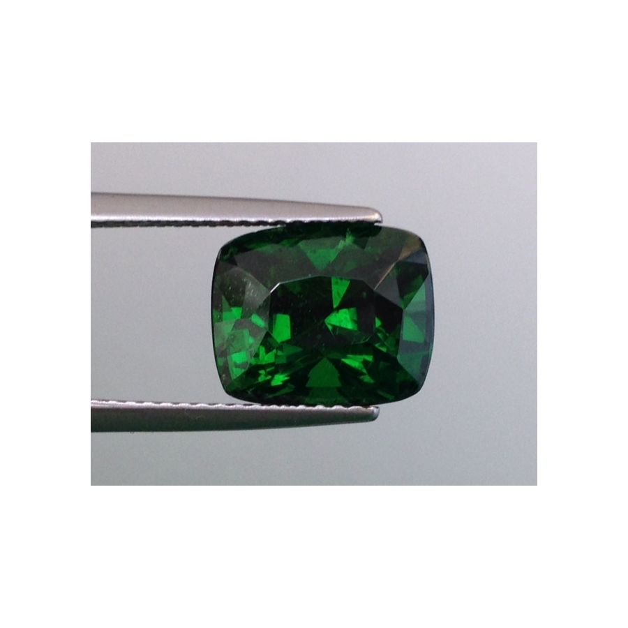 Natural Tsavorite dark green color cushion shape 5.91 carats / video