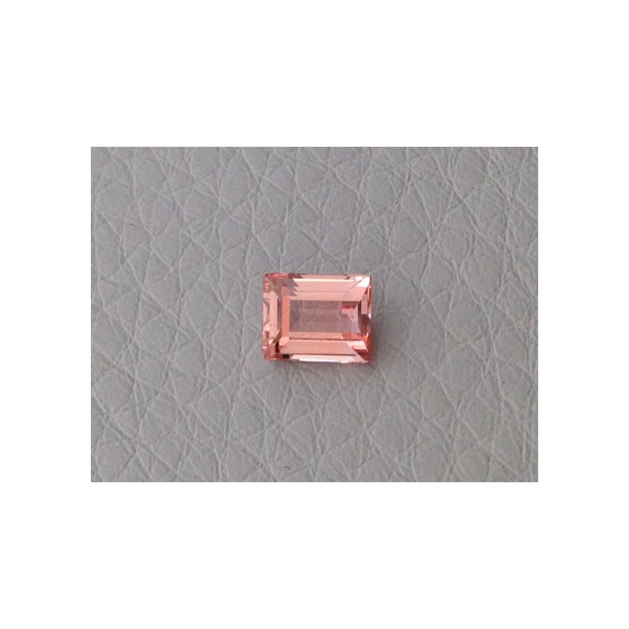 Natural Unheated Padparadscha Sapphire pinkish-orange color rectangular shape 0.61 carats with GRS Report - sold