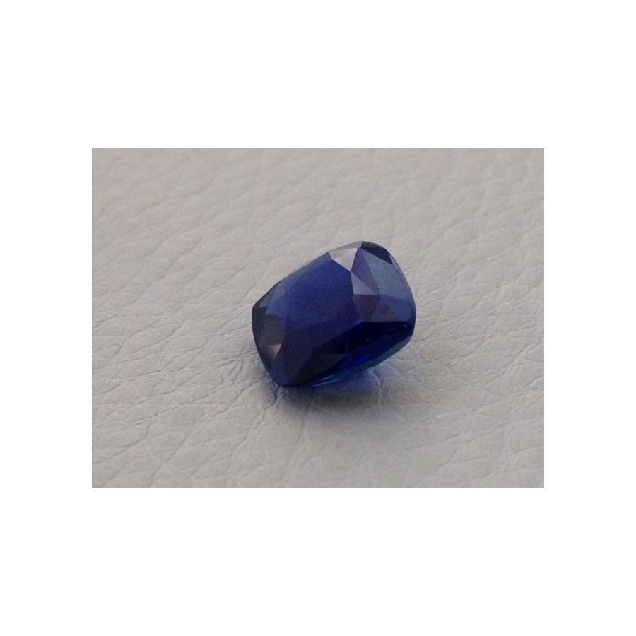 Natural Unheated Blue Sapphire dark blue color cushion cut 2.76 carats with GIA Report