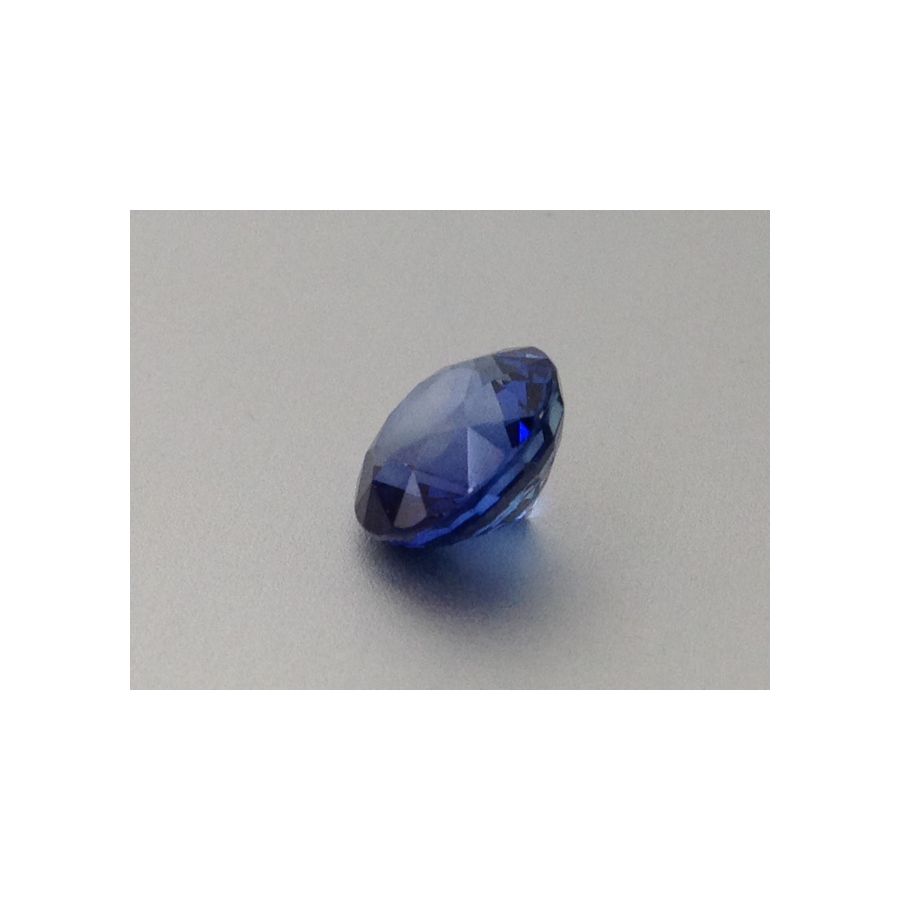 Natural Heated Blue Sapphire blue color round shape 3.07 carats with GIA Report / video - sold