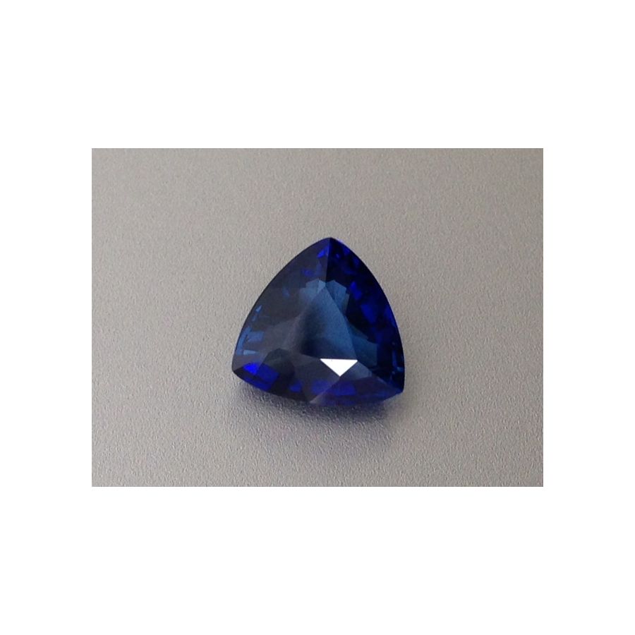 Natural Heated Blue Sapphire blue color trillion shape 1.55 carats