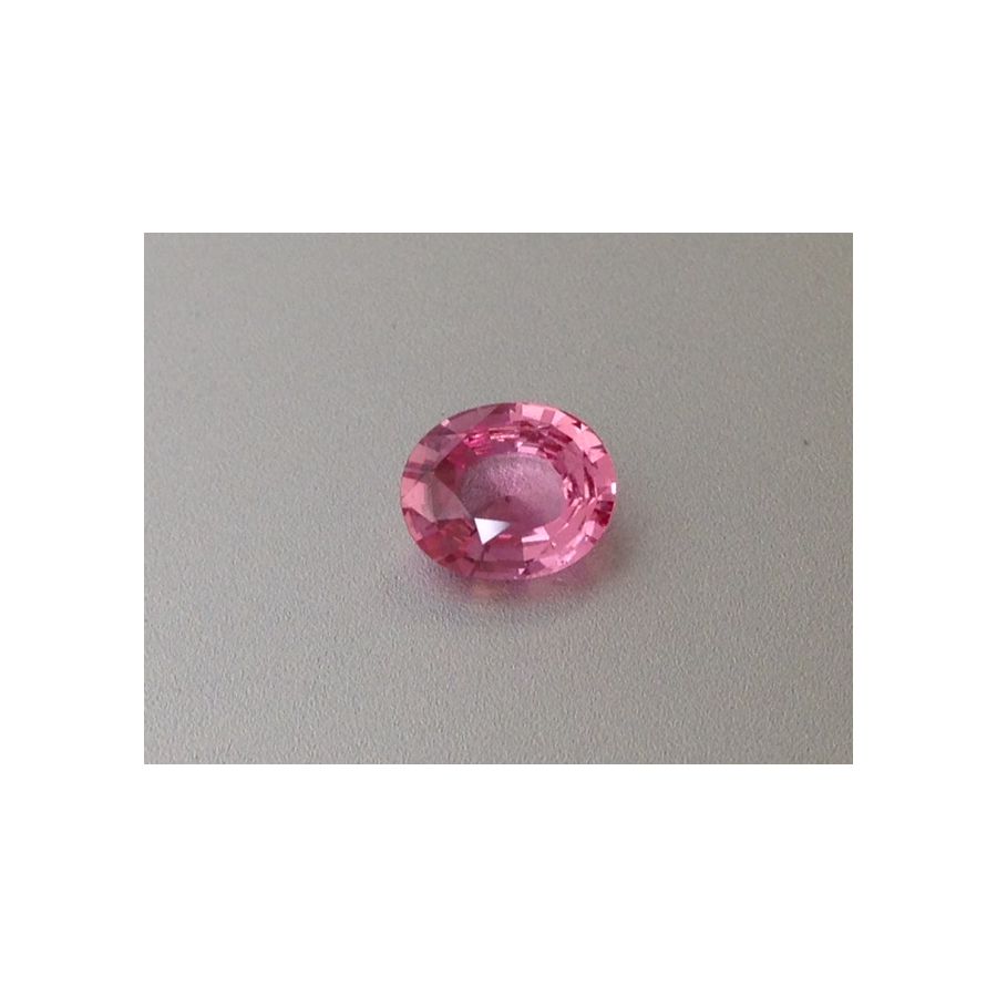 Natural Heated Padparadscha Sapphire orangy-pink color oval shape 0.61 carats with GRS Report - sold