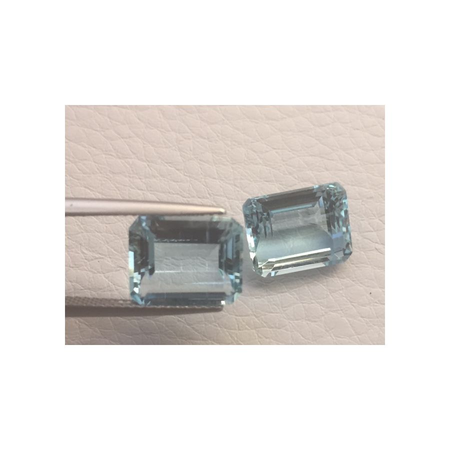 Natural Aquamarine Pair 8.90 carats 