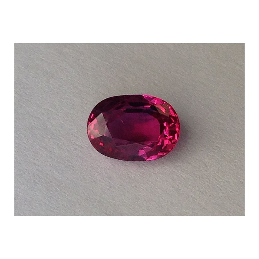 Natural Unheated Ruby 1.41 carats with GIT Report 