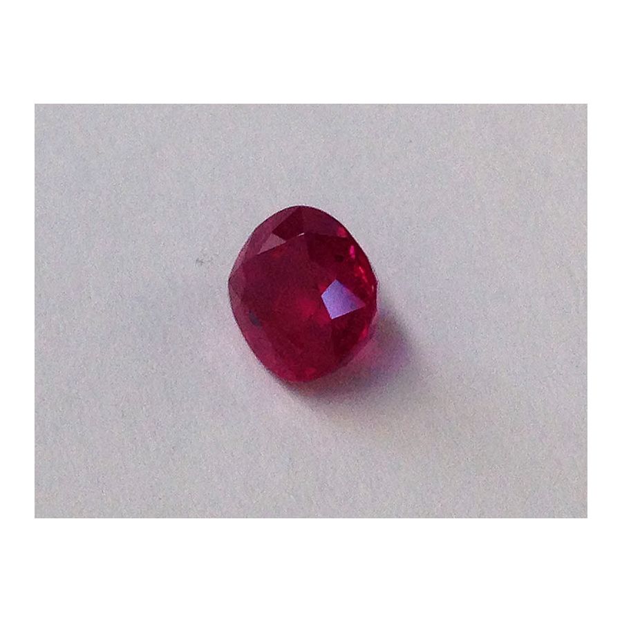 Natural Heated Burma Ruby red color cushion shape  2.01 carats with GIA Report / video
