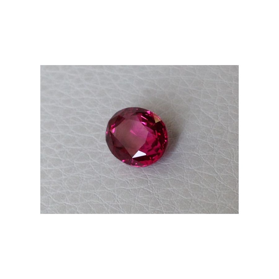 Natural Heated Ruby purplish red color oval shape 3.06 carats with GIA Report / video