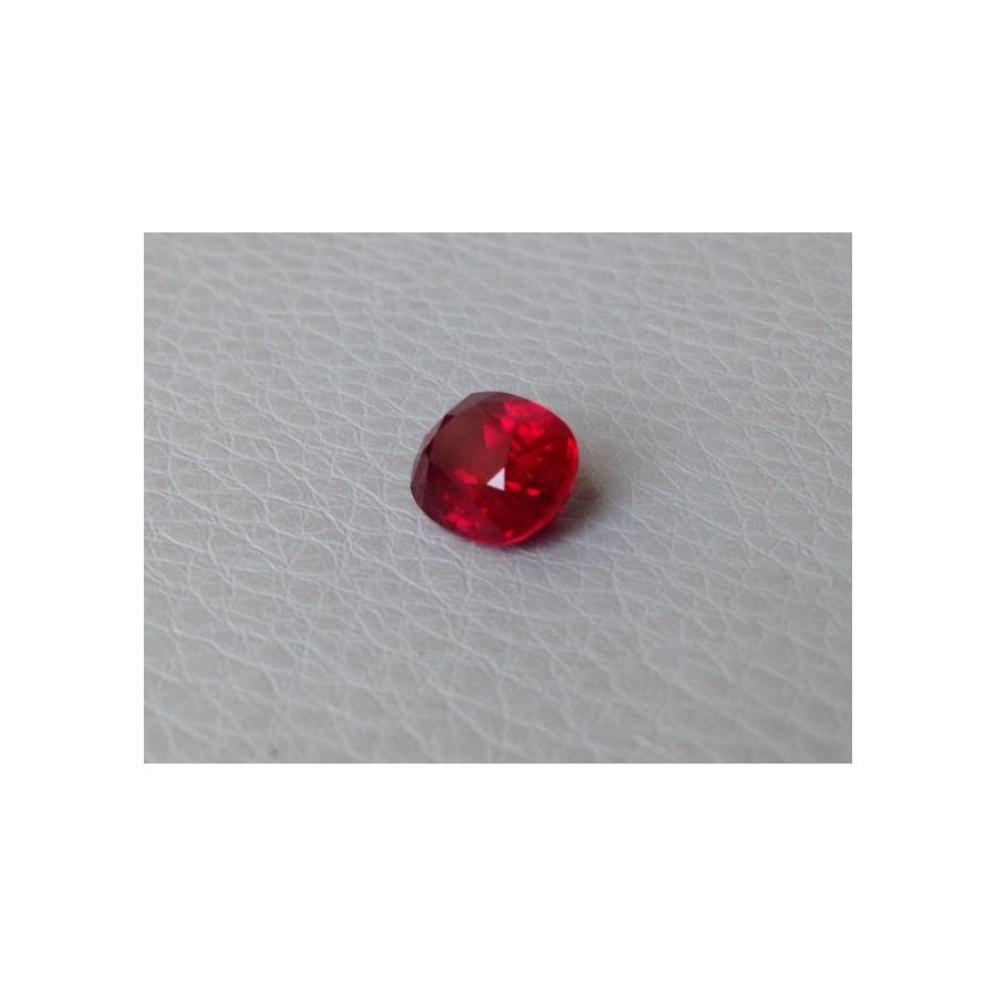 Natural Heated Mozambique Ruby vivid red color oval shape 2.16 carats with GRS Report / video